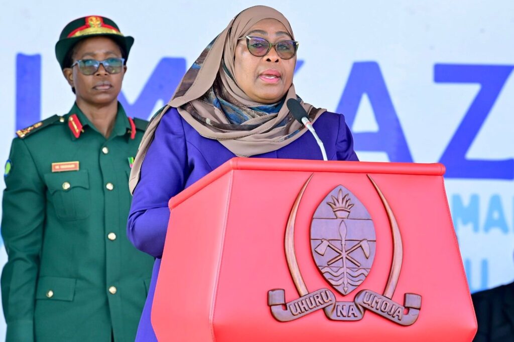 Rais Samia Suluhu Hassan akifunga Tamasha la Kimataifa la Kizimkazi Festival